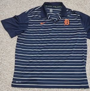 Nike Dri Fit Detroit Tigers Polo Size XXL